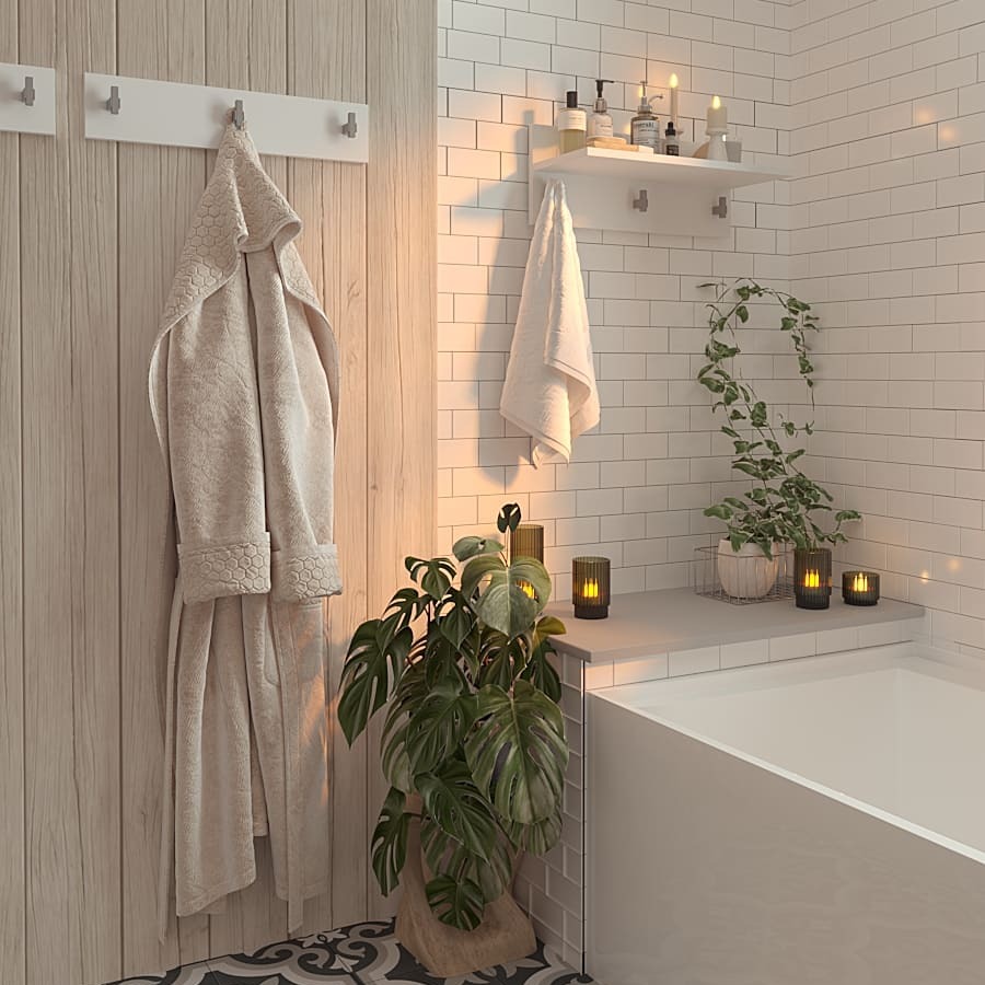 Вешалка "ОТТО" Белый комплект 2 шт. (вш1)