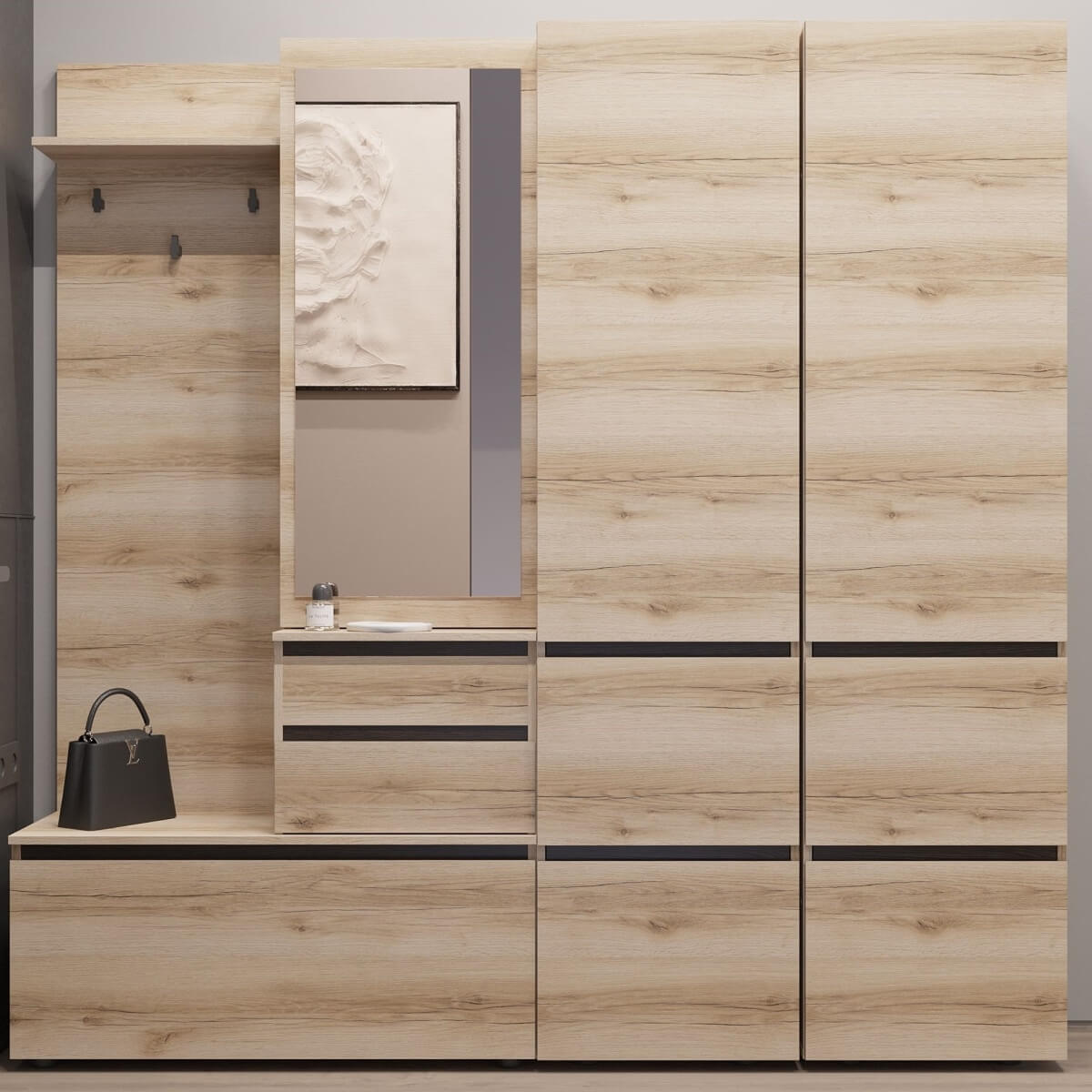 МС "Берген" Полки Пенал глухой серия 2