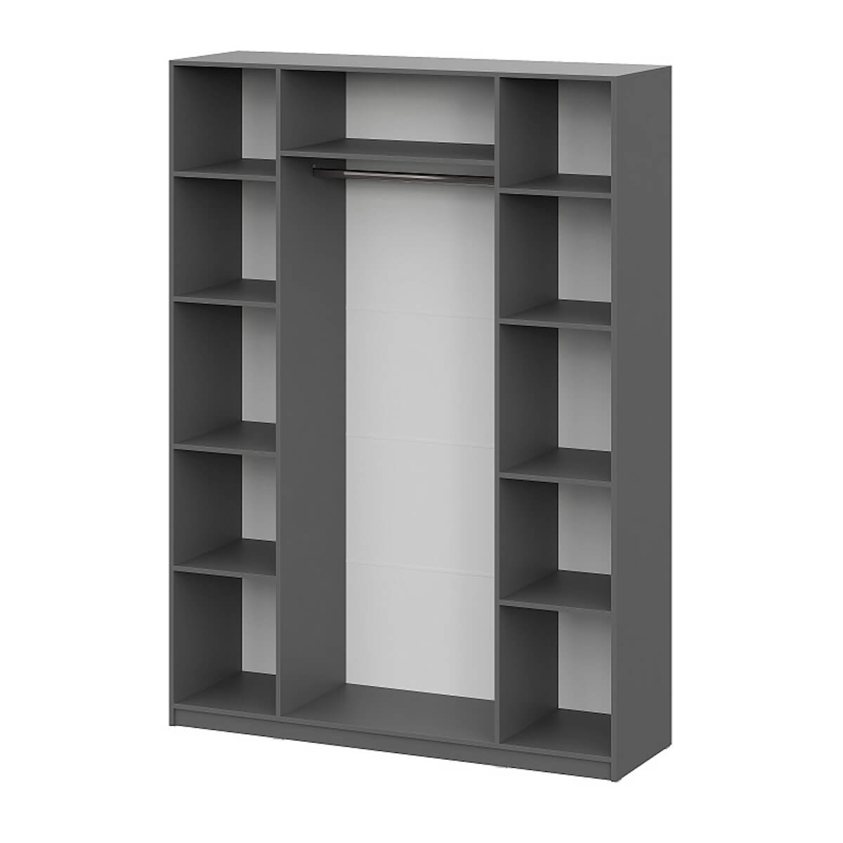 Шкаф "ШК 5" (1600) (Серия 2) Графит Серый