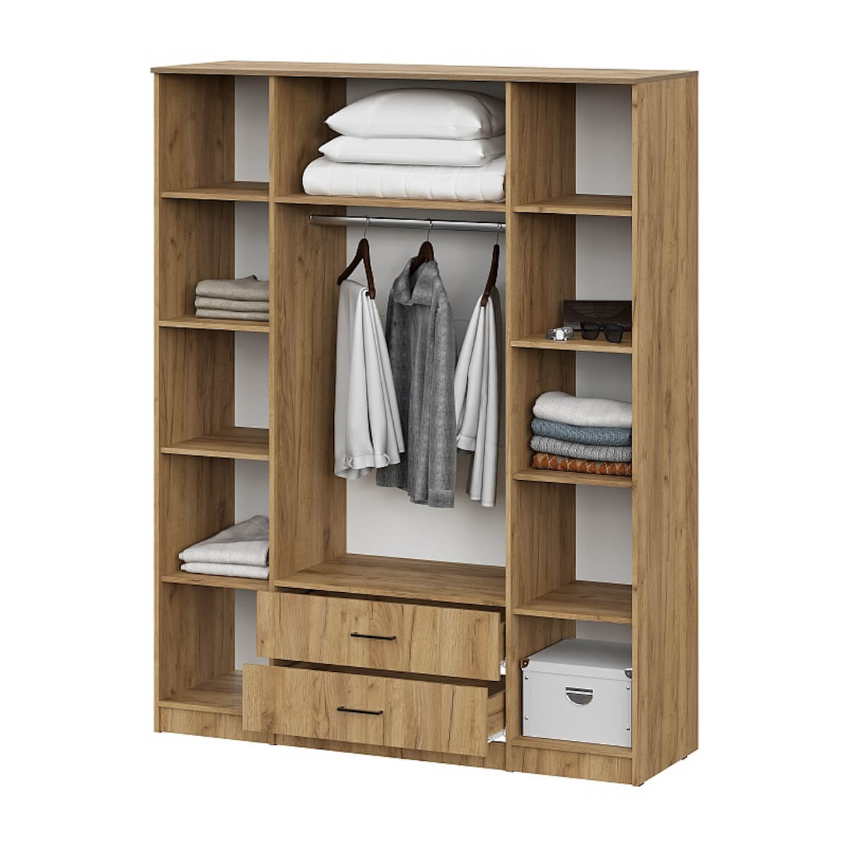 Шкаф "ШК 1" (Серия 2) Дуб Золотой