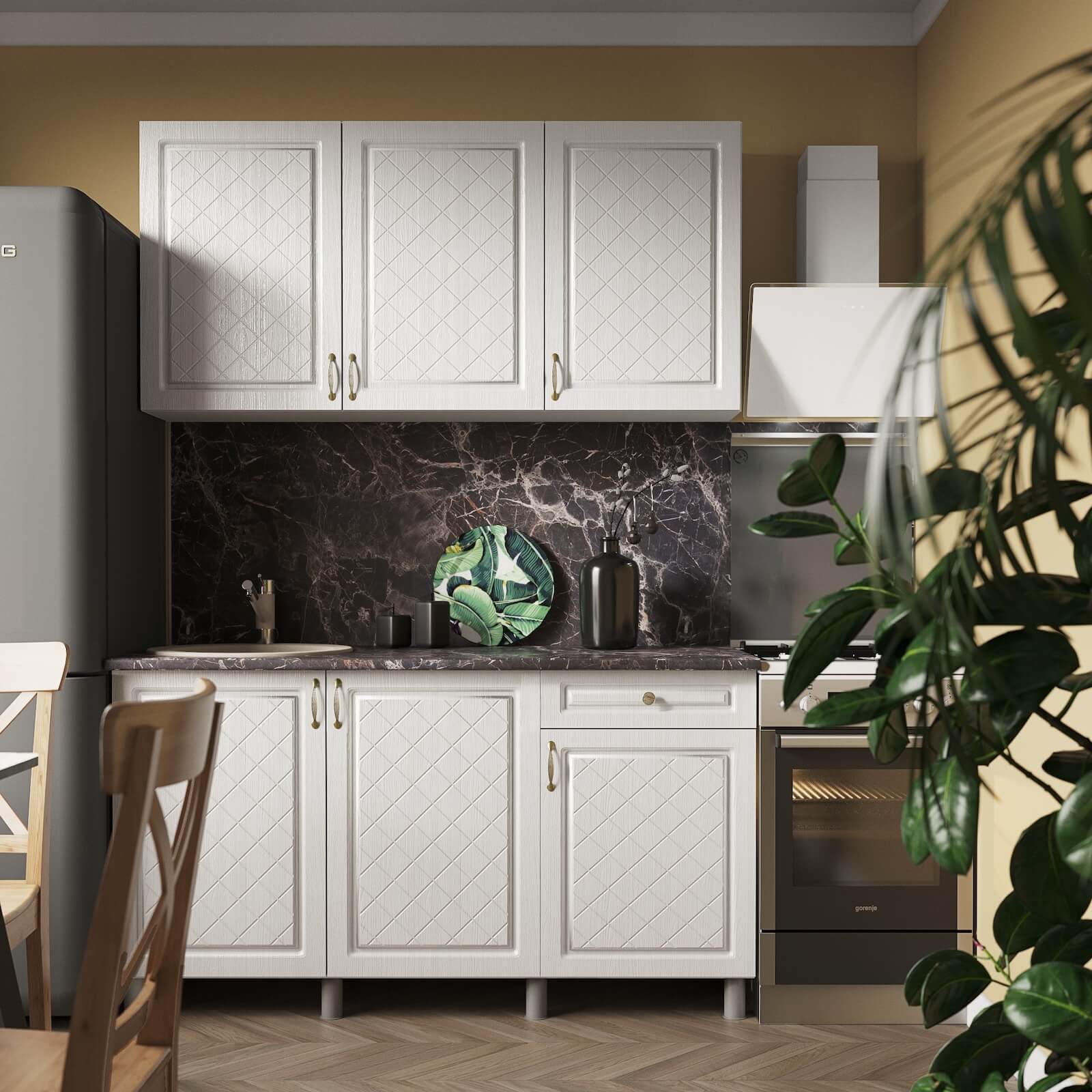 "Версаль Готовое решение" 1,5 м белый/арктик/арктик