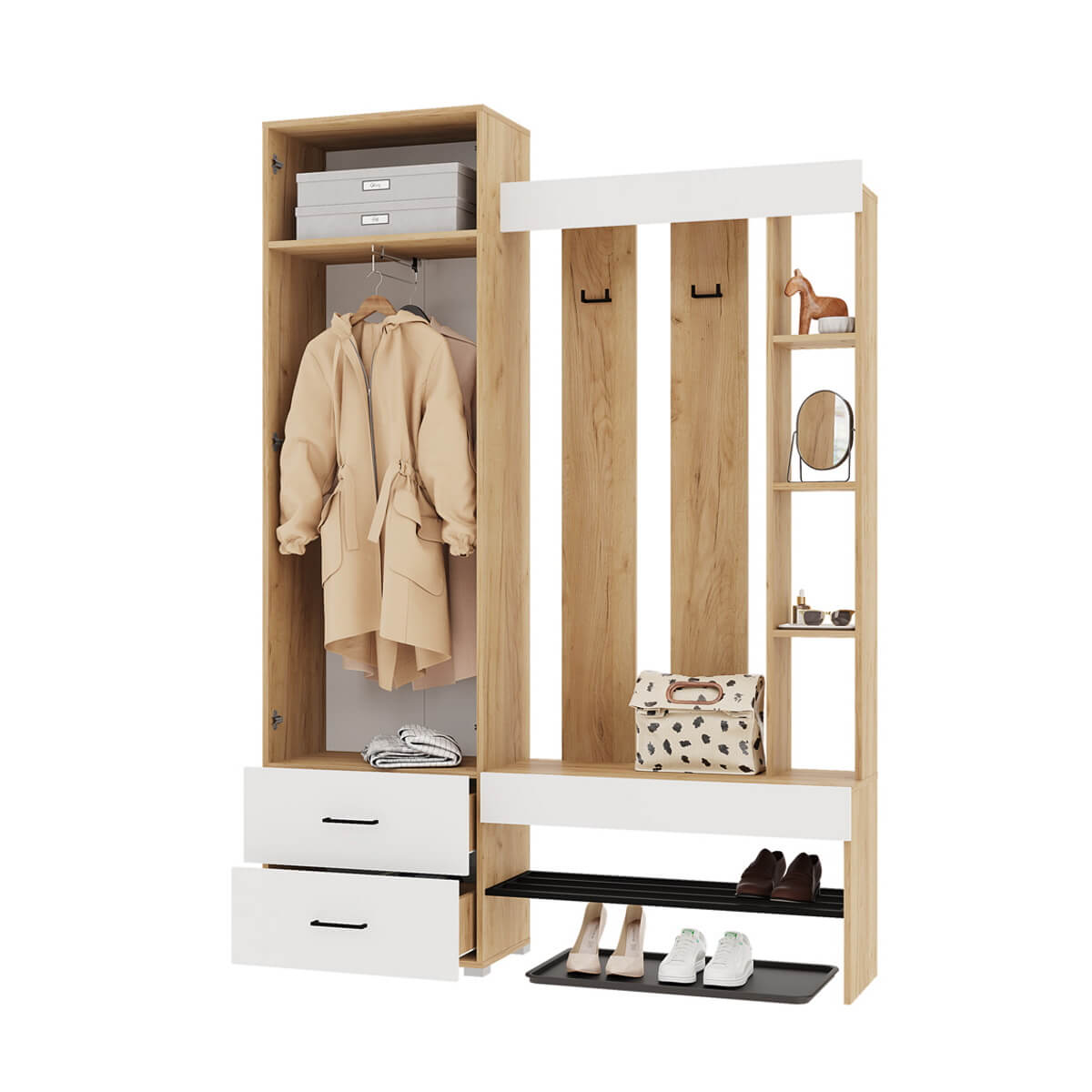 "Домино" Крафт золотой/Белый