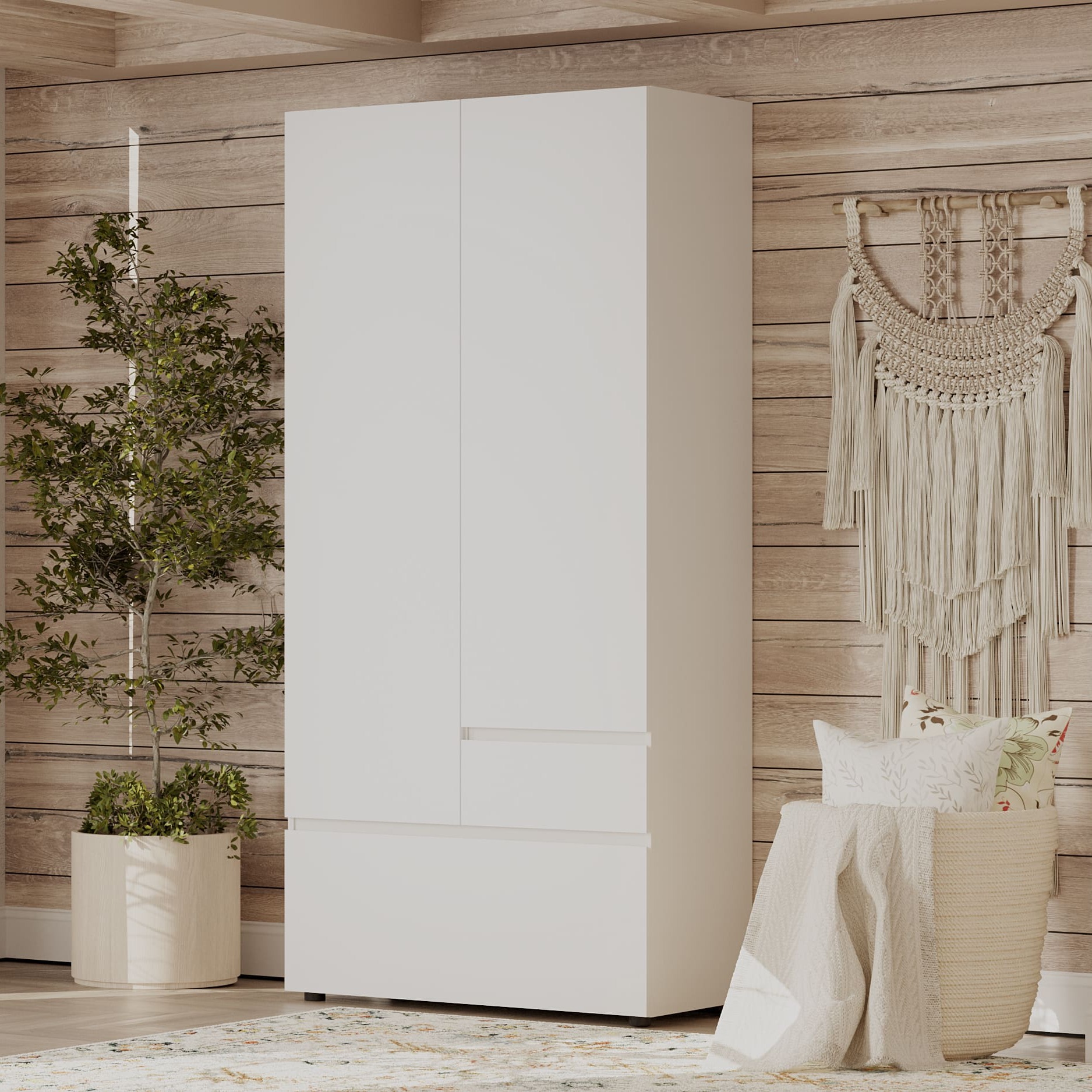 МС "Одри" Шкаф двухстворчатый (серия 2)