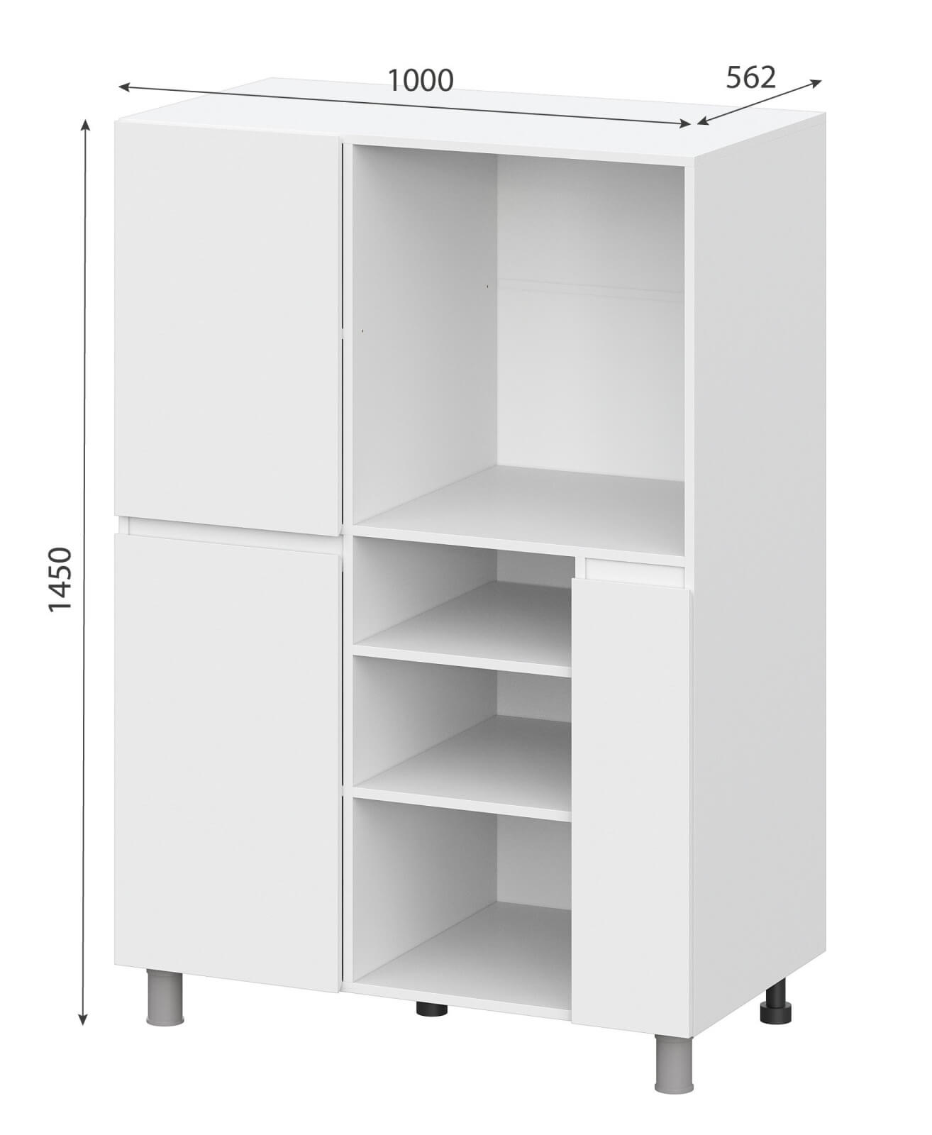 КГ "Одри" Тумба многофункциональная 1,0м 10ш1 серия 2