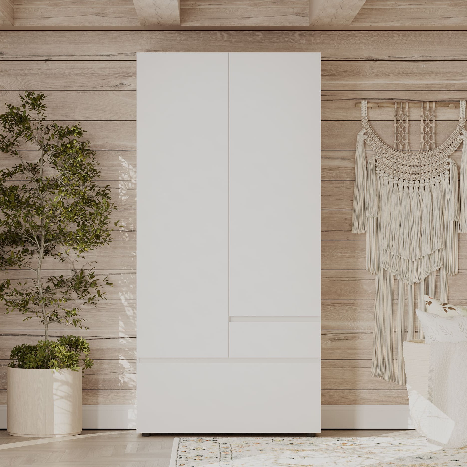 МС "Одри" Шкаф двухстворчатый (серия 2)